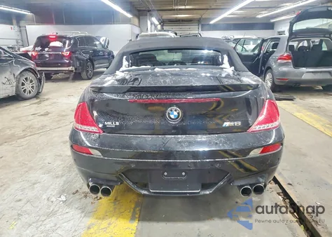 2007 BMW M6 z USA, uszkodzony, nr VIN WBSEK93577CS32284
